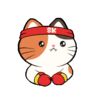 Cat No Sticker by Silly Kitties
