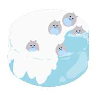 Illustration Winter Sticker