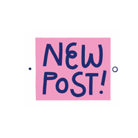 hillustrations new new post post ipad Sticker