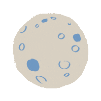 New Moon Halloween Sticker by zandraart