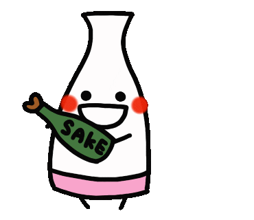 Cheers Sake Sticker