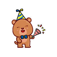 Celebrating Happy Birthday Sticker by kleenfant