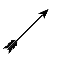 monissimaaccesorios arrow point minimal tap Sticker