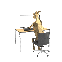 3D Gold Sticker by Premium-Goats