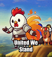 United We Stand Strength GIF by Zorooster