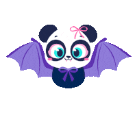 Halloween Panda Sticker by Mundo Puket