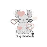 Yogamaeuse yogamaeuse yogamäuse Sticker
