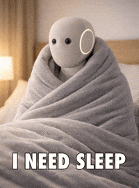Tired Sleep GIF by 1X Technologies