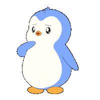 Sweating Heat Wave Sticker by Pudgy Penguins