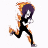 On Fire Running GIF by emonad