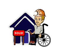 Housesold Sticker by Aaron Lillie