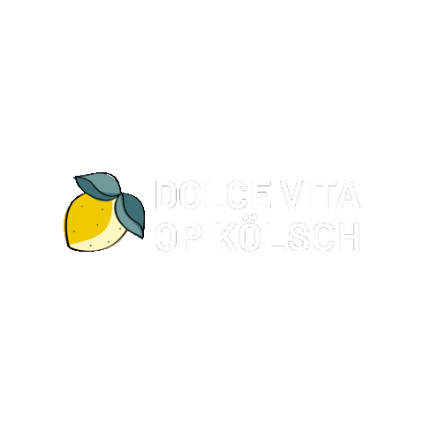 Dolcevita Limoncello Sticker by Sünner Kölsch