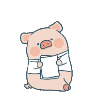 Piggy Sticker