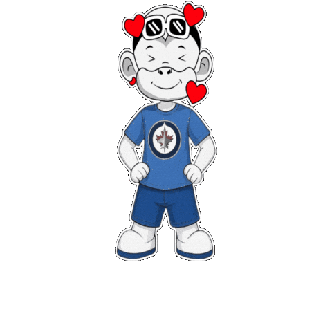 Blue White W Sticker by Zhot