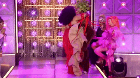 GT443 drag all stars rajah silky nutmeg ganache GIF
