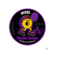 bilbaopatina skate skating roller skating rollerblade Sticker