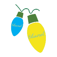 Christmas Lights Sticker by Ebanel Skincare