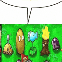 Plants Vs Zombies Speech Bubble GIF
