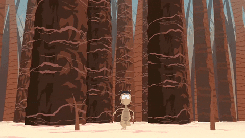 nervous hair GIF by South Park 