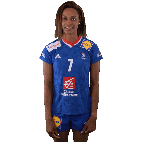 Allison Pineau Ffhandball Sticker by Fédération Française de Handball