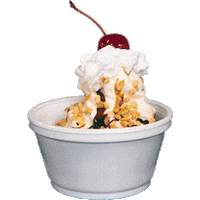 Ice Cream Sundae Sticker by DollNBurgers