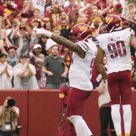 Jonathan Allen Football GIF by Washington Commanders