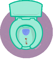 Toilet Bathroom Sticker by Period Nirvana