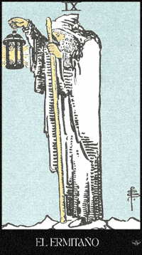 The Hermit Tarot Card GIF by Luna y el Tarot