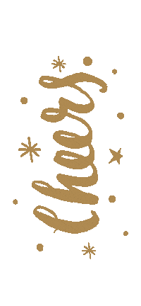 Happy New Year Cheers Sticker by BMKits