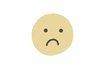 Sad Face Sticker