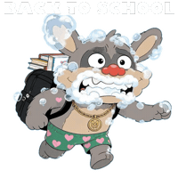 Studying Back To School Sticker