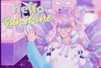 OkamiraVT hello hi wave hey GIF