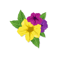 Flower Sticker by Centro Comercial Santafé