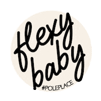 poleplace stretch pole stretching splits Sticker