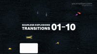 Animated Seamless Explosions Transitions 01 10