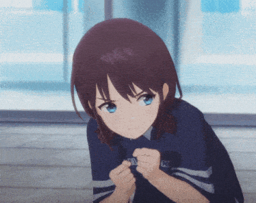 Nina Looking GIF