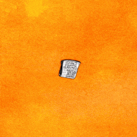 Digital art gif. A folded newspaper spins toward us against an orange background. The paper reads, “Watch out for emotional and exaggerated headlines! Analyze the whole story before sharing.”