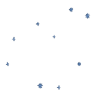 Stars Etoiles Sticker