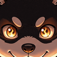 mamebnb dog fire laugh work GIF
