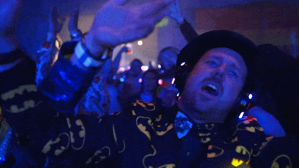 Silent_Disco_King giphyupload fun party silentdisco GIF