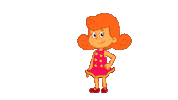 Happy Girl Sticker by 3 Palavrinhas