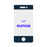 eunoiadigital phone call smartphone eunoia Sticker