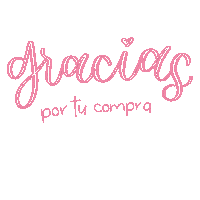 Pink Gracias Sticker