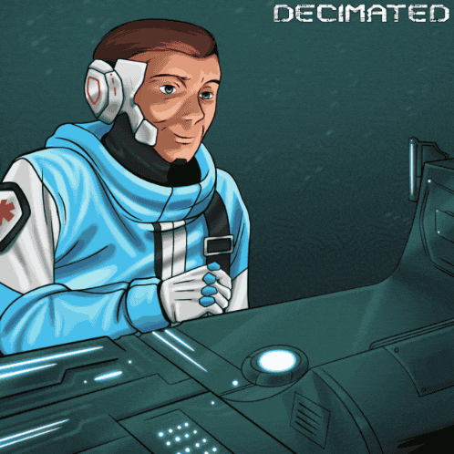 Crypto Think GIF by Decimated