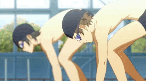 Animation Swimming GIF by All The Anime — Anime Limited