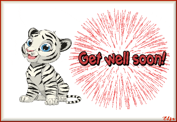 Get Well Soon Animated Card GIF