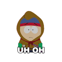 Stan Marsh Oops Sticker by South Park