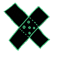 ItsLotteZ band blood ouch hurt Sticker