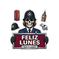 Scotland Yard Halloween Sticker