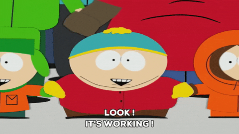 happy eric cartman GIF by South Park 